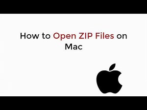ZIP : How to Open ZIP Files on Mac Free UPDATED