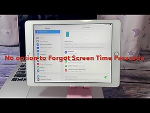 No Option for "Forgot Screen Time Passcode" How to Remove or Reset It.
