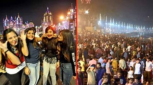 Watch: Glimpses of New Year celebrations in Mumbai | The Times of India