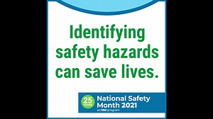 Prevent incidents before they start. June is National Safety Month. The National Safety Council can help you identify risks and take proactive safety measures to create a safe workplace: http://bit.ly/nscnsm2021 | NIOSH National Institute for Occupational Safety and Health