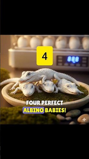 The World's First Albino Alligator Babies Are Here!😱#AlbinoAlligator#WildFlorida#AlligatorBabies