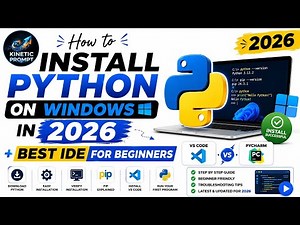 🐍 How to Install Python on Windows in 2026 + Best IDE for Beginners 🚀 ‪@KineticPrompt‬