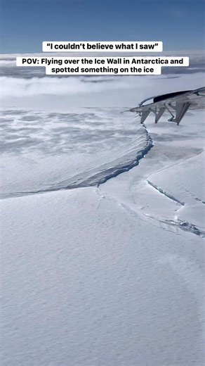 While flying over the Ice Wall in Antarctica I couldn’t believe what we saw down below on the ice. It’s not everyday you see this kind of sight from the air. #antarctica #icewall #iceshelf #frozen #ice #aviation | Life of Mike
