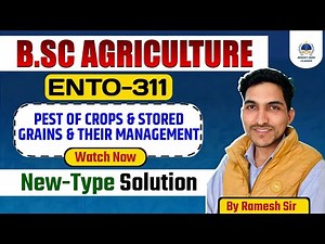 pests of crops and stored grains and their management 5th semester newtype solution |#bscagriculture