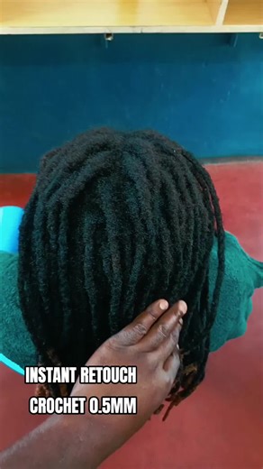 Instant Dreadlocks Crochet Maintenance 0.5mm #locs #locstyles #dreadlocks #dreads #crochet