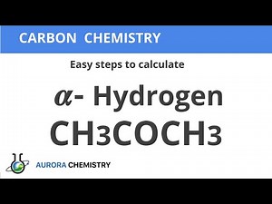 ALPHA Hydrogen(𝜶 )of CH3COCH3 / ACETONE