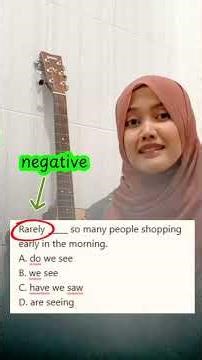 TOEFL Negative Inversion #bahasainggris#toeflpreparation #toeflitp