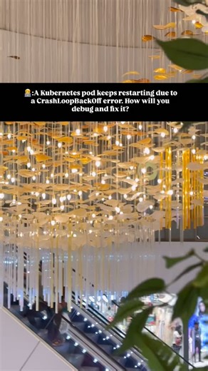 DevOps G on Instagram: "A Kubernetes pod keeps restarting with CrashLoopBackOff status. How do you debug and fix it? ⸻ 🔍 Debugging Steps 1. Check pod status kubectl get pods 👉 See if it’s really in CrashLoopBackOff. 2. Check logs of the pod 📜 kubectl logs —previous 👉 Look for application errors (e.g., DB connection failure, missing env variable). 3. Describe the pod 🛠️ kubectl describe pod 👉 Helps you find events like failed mounts, image pull issues, probe failures. 4. Check liveness & re