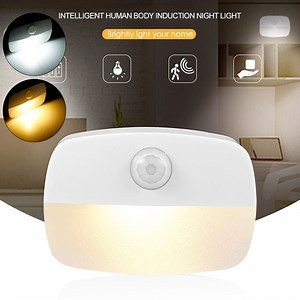 [Hot Item] LED Intelligent Induction Small Night Light Motion Sensor Light for Hallway Stair Bathroom Closet
