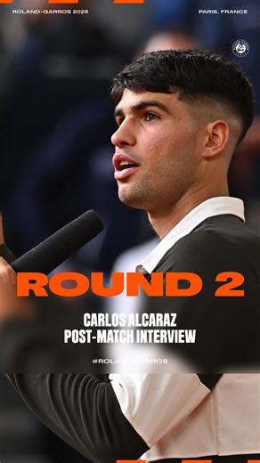 Carlos Alcaraz in his post-match press conference, reflecting on how proud he was to reset mentally and turn things around and talks about his day off schedule 🎙️ #RolandGarros | ROLAND-GARROS