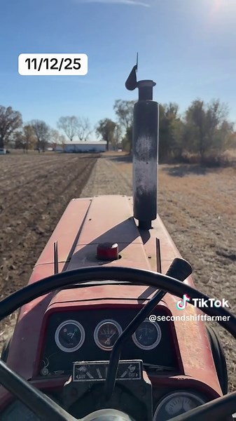 Chiseling plowing with IH 766, harvest is done and tillage is a go, just another day on the farm #farming #farmer #smallfarmer #harvest2025 #farmtok