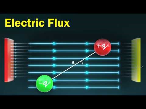 Electric Flux Explained | Electric Dipole field calculations simple | Field Lines, Flux | Physics