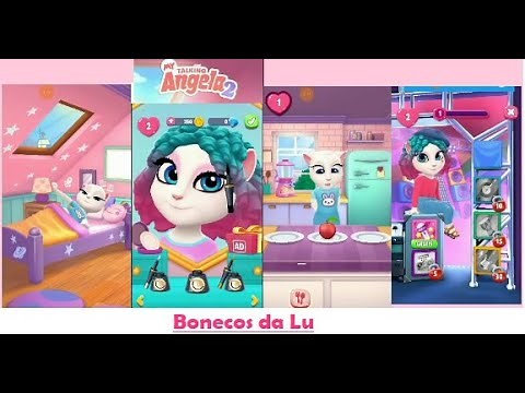Novo jogo: Talking Angela 2. Estamos amando!!!