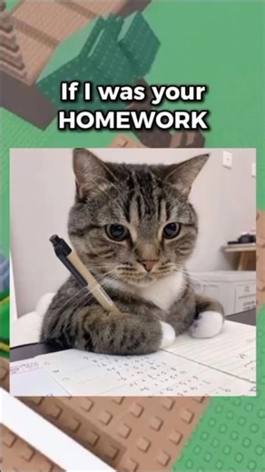 If I was your HOMEWORK 📒