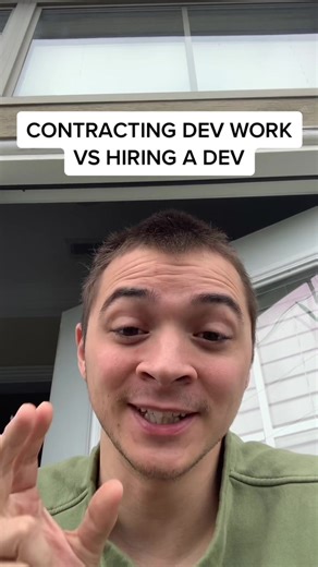 Hiring a dev can be expensive, but contracting dev work out can be MORE expensive if you don’t consider potential issues arising from their work. #development #dev #contractor #hiring