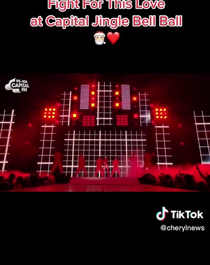 Iconic Performance by British Singer Cheryl Cole at Capital Jingle Bell Ball