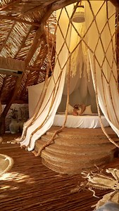 AZULIK Tulum, beyond a hotel, a portal to reconnection. A dream to live in, suspended between the jungle and the sea. From the woven textures that surround you to the open-air spaces that follow the rhythm of the wind, every detail is crafted to awaken a deeper sense of being. Staying here is an immersion into calm, creativity, and the elements—an invitation to reconnect with what moves you. Book your dreamscape with us. | AZULIK