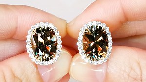 Zultanite Earrings at 10.92 carats by Kat Florence. Please message Contact@KatFlorence.com for more details on this piece. Visit https://www.katflorence.com | KAT FLORENCE