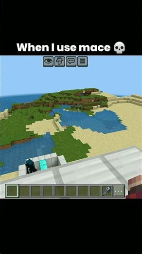 when I use mace |Minecraft part 2