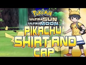 How to Get The Pikachu Outfit Shirt & Cap in Pokemon Ultra Sun and Ultra Moon New Pikachu outfit!