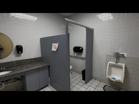Shell Gas Station Men’s Restroom
