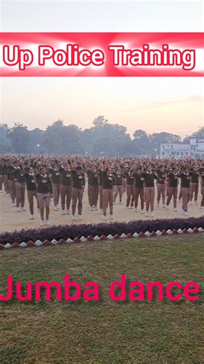 Up police training Pt Zumba dance #uppolice #police #training #dance #shortsfeed #trending #yt