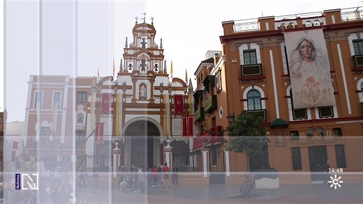 La Macarena regresa al altar casi cuatro meses después de la restauración. 🌐 http://csur.red/Yc4V50XF6Bh | CanalSur Noticias