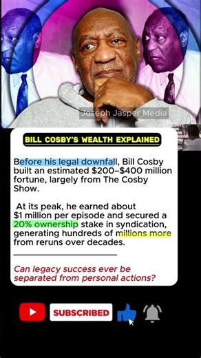 How Bill Cosby Built a $400M Fortune Before He Lost It All