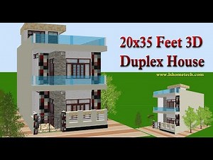 बनाएं अपने सपनों का घर 20x35 Feet Duplex home design with all modern facilities. # home Design