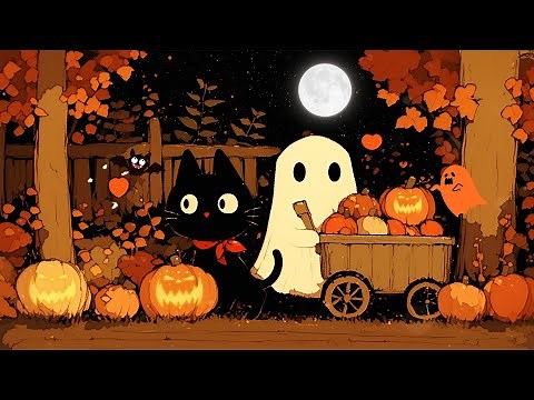 A Cozy Spooky Night 🎃Lofi Beats for Calm Halloween Study