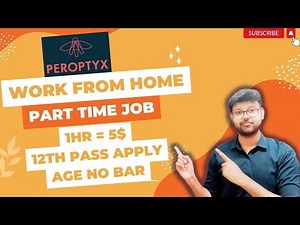 PEROPTYX - WORK FROM HOME JOB | PART TIME JOB | 12TH PASS APPLY | NO AGE BAR JOB #viral #jobs