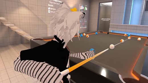 A simple game of Pool #VRC #VRchat #VR #Virtualreality #gaming #comedy #fyp #friends #blightsedits