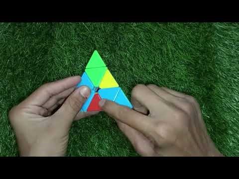 Pyraminx Cube Full Solve Tutorial JUST only in 1 Minute 😮