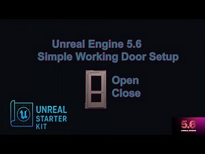 Unreal Engine 5.6: How to Make a Working Door (Beginner Tutorial)