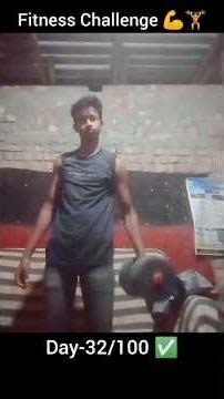Day-32/100 ✅ Workout Challenge 💪🏋️ #workout #challenge #viral #shortvideo