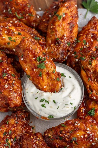 Wings with Angry Sauce