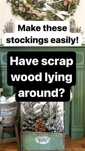 8.7K views · 36 reactions | Find the full tutorial here: mycreativedays.com/diy-wood-christmas-stockings/ | My Creative Days | Facebook