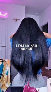 Style my hair with me using straightener & hair dryer #hair #stylehair #straightener #hairdryer #ttshop | Tracyynicolee | Facebook