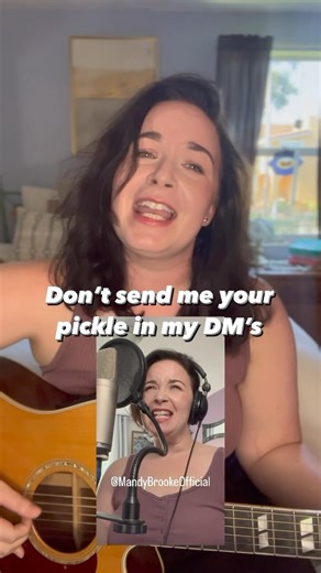 FAVORITE VIDS OF 2024! 💫🥒 I wrote “The Pickle Song” after another promising Hinge match sent a wiener pic. Why must you blow it with the d-pic so early, sir?! “DM” kinda rhymed with “Friend” so I penned it. After posting, I received THOUSANDS of pickle emojis in my DM’s, some wieners, and THE MOST HATEFUL comment section I’ve ever had the pleasure of laughing at filled with vile, angry men attempting to “humble me” 😂 Did they not know they were telling on themselves? It’s been a year, folks �