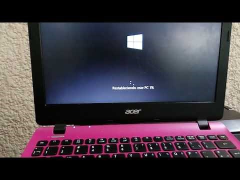 Formatear Netbook ACER E3-112M-C7L6 (RECOVERY)
