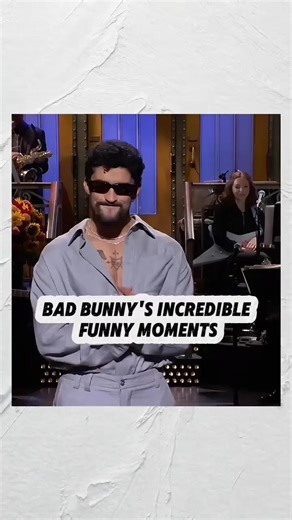 BAD BUNNY'S INCREDIBLEFUNNY MOMENTS#celebritynews #youtubeshorts #trendingnow