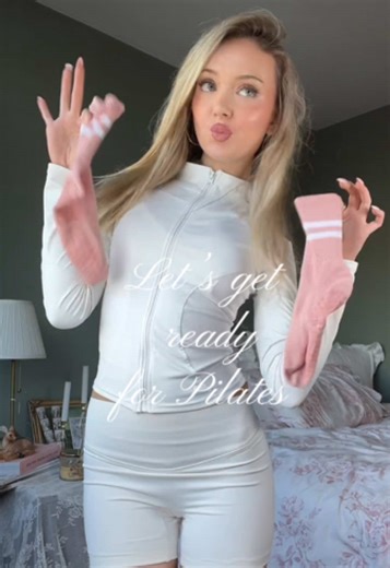 grwm to go to pilates 🎀🎀 #grwm #pilates #workout #outfitideas #fyp workout top and shorts @Fabletics Europe shoes @UGG® bag @Francis bottle @lululemon facial spray and lip balm @Clinique UK hair brush @Tangle Teezer