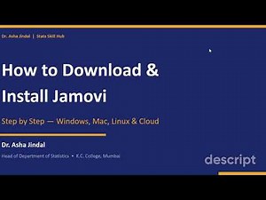 How to Download & Install Jamovi — Step by Step