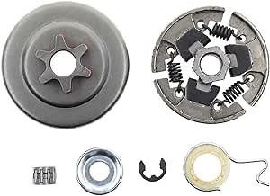 Carbhub Sprocket Clutch 3/8" for Stihl 017 018 021 023 025 MS170 MS180 MS210 MS230 MS250 Chainsaw with Washer E-Clip Kit Replace 1123 640 2003, 1123 640 2073