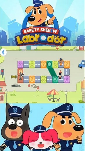 Sheriff Labrador Safety Monoploy #5 - Babybus Sheriff Labrador Games