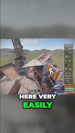 Protect Your Roof Turrets In Rust #rust #rustbase #rustbasebuilding #rustguide