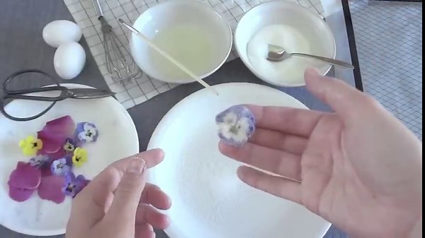 Sweet + Sophisticated: Candied Flowers Tutorial