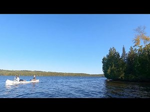 Paddling - Moose Lake from the Entry Point 25 landing to Campsite 1308 in the Boundary Waters (BWCA)