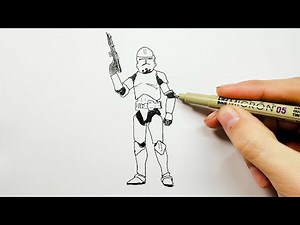 How to Draw a Clone Trooper