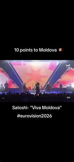 Not my usual vibe but this performance from Satoshi, made me smile. Tons of energy, Eurovision level staging, and undeniable star power. This is a for sure qualifier, and I think it will do extremely well. #crowdpleaser #eurovision #eurovision2026 #satoshi #moldova